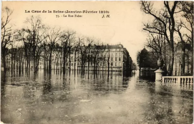 CPA La Crue de la Seine 73 La Rue Faber (561593)