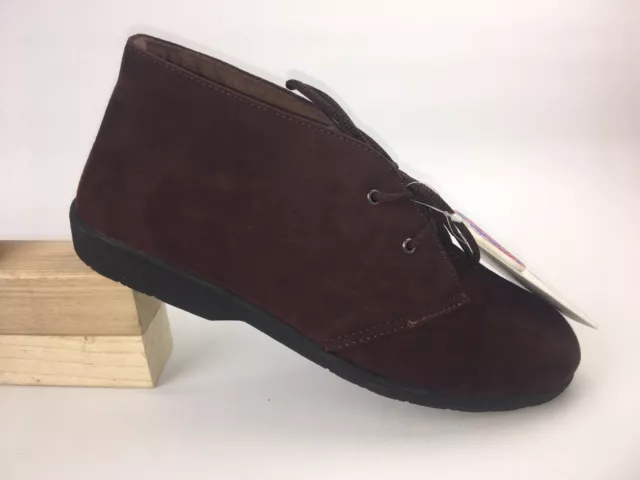 Propet Women Reddish Brown Samantha Chukka Ankle Boot Shoe W3220 Sz 11 M