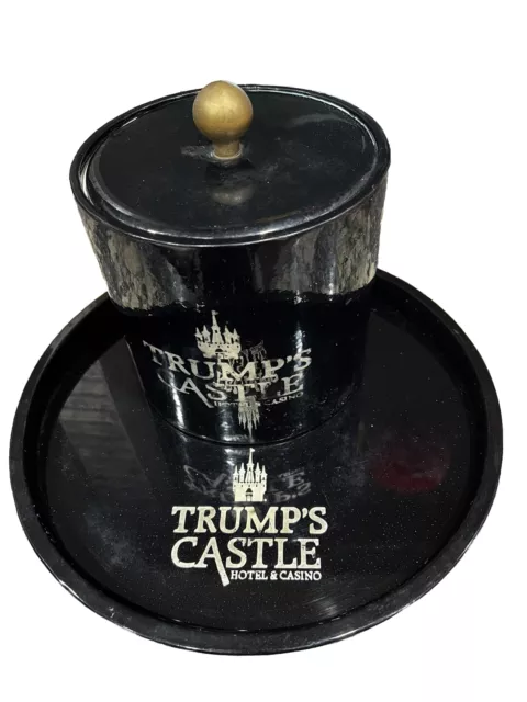 Trump’s Castle Hotel & Casino Ice Bucket & Serving Tray - Donald Trump’s Resort