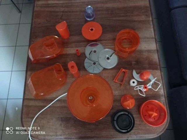 Lot De 4 Robots De Cuisine Vintage STECA + Accessoires - Pour Pièces Détachées
