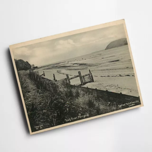 A6 PRINT - Vintage Wales - Towy River, Ferryside