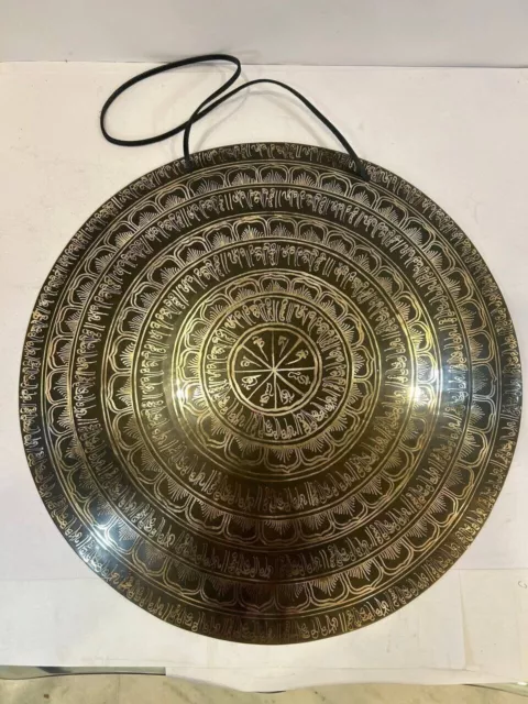 21" Tibetian Carving Gong for temple , school ,sound healing, yoga