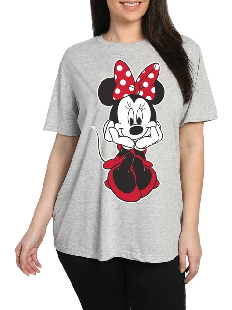 Disney Womens Plus Size Minnie Mouse T-Shirt & Lounge Pajama Pants 2 PC Set 3