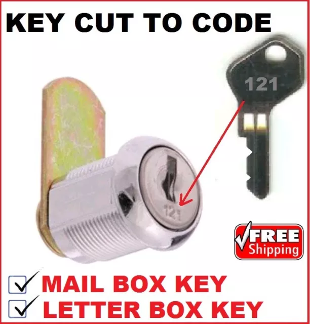 Key Cut To Code Letter Box Key Filing Cabinet Keys Mail Box Key Cupboard Keys