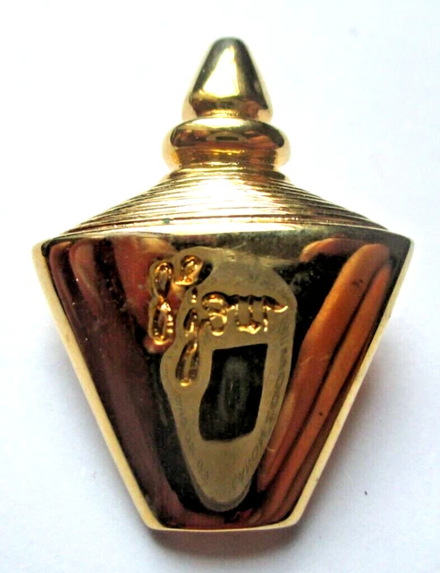 Broche Vintage Chat Doré Yeux Cristal émeraude - Bijou Fantaisie Femme