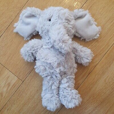 Marks And Spencer M&S Grey Elephant Rattle Soft Toy Peluche Comforter 20343156