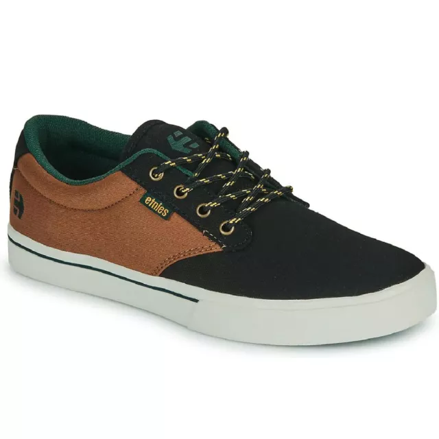 Etnies Men's Jameson 2 ECO Black/Tan/Orange Low Top Sneaker Shoes Clothing Ap...