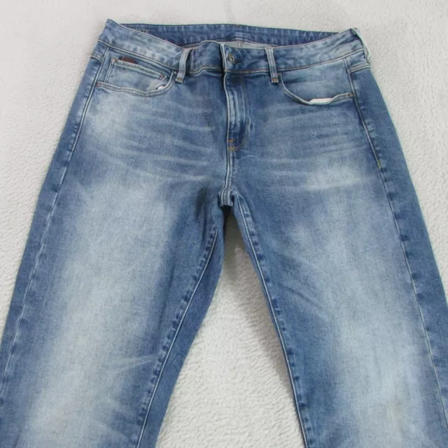 G-Star Jeans Womens W29 L28 Blue Boyfriend Mid Denim Kate Light