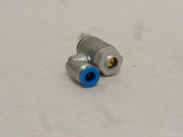 209736 New-No Box; Festo GRXA-1/4-QS-6-D Flow Control Valve 6mm PTC 195813