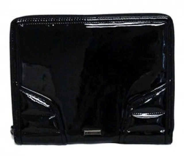 Nwt Burberry $425 Patent Quilt Leather Tablet Ipad Computer Sleeve Case