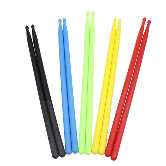 Drumsticks Drum Sticks 1 Pair 5A Nylon Anti-slip Function Drop-shaped Head