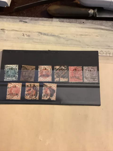 GB Official Stamps. QV-KEVII. Used