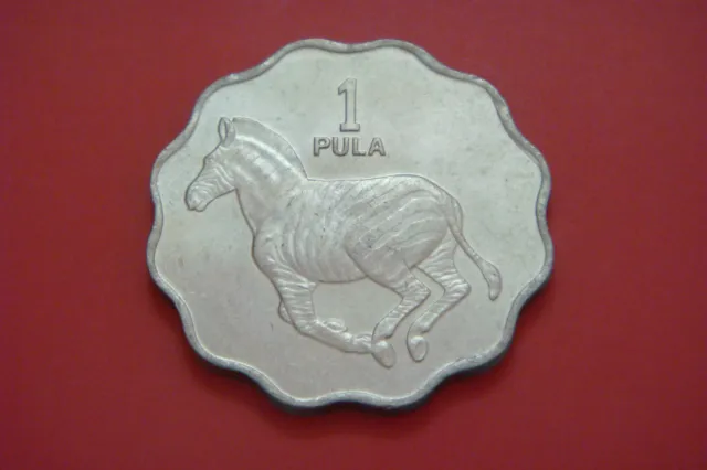 Botswana - 1 Pula 1976 Animal coin Zebra UNC