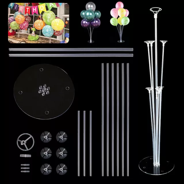 Balloon Column Stick Holder Wedding Table Balloon Stand Rack Birthday Decor Set