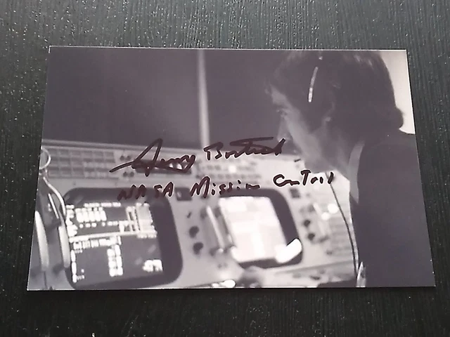 JERRY BOSTICK NASA FLIGHT DIRECTOR AUTOGRAPHED SIGNED 4x6 GLOSSY PHOTO