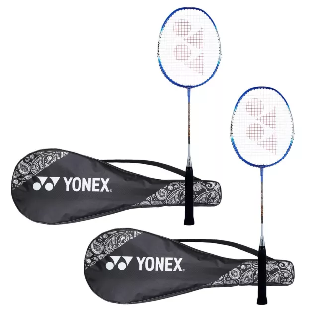 YONEX ZR 100 Aluminium Mélange Badminton Raquette, Complet Housse, Set De 2,