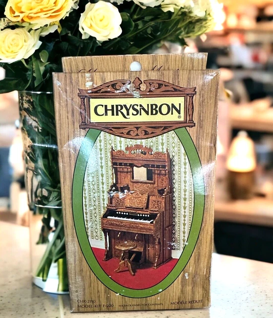 Chrysnbon Pump Organ ~ Kit # F-220-Dollhouse Miniature ~Fast Free Shipping