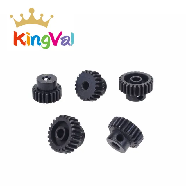 KingVal 5PCS 48DP 3.175mm 13T-41T Steel Pinion Motor Gear Set for 1/10 RC Car
