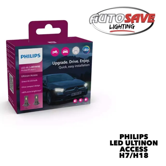 AMPOULES PHARES DE voiture Philips Ultinon Pro9000 LED Pro 9000