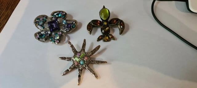 Broche Vintage Sophie Goetsch - Bon état - Bijou Ancien