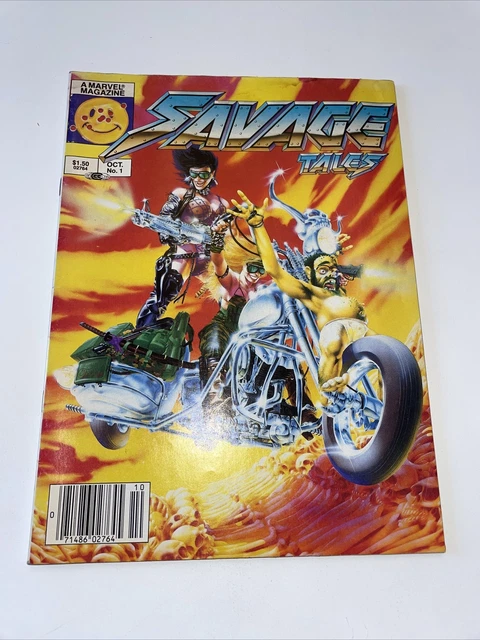 SAVAGE TALES #1 October 1985 - MARVEL - First “Nam” - Vietnam War Comic Book VG
