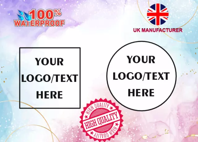 LOGO Printed Stickers - Custom Logo labels - postage labels -Personalised