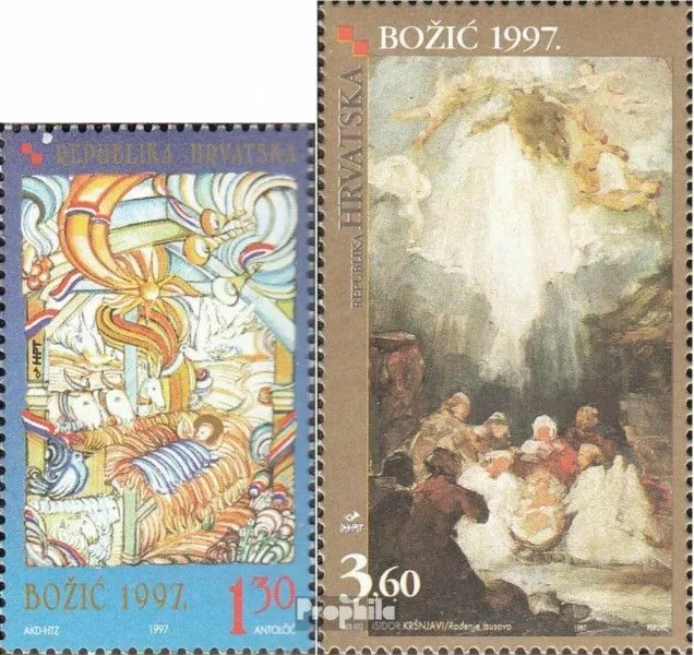 Kroatien 441-442 (kompl.Ausg.) gestempelt 1997 Weihnachten