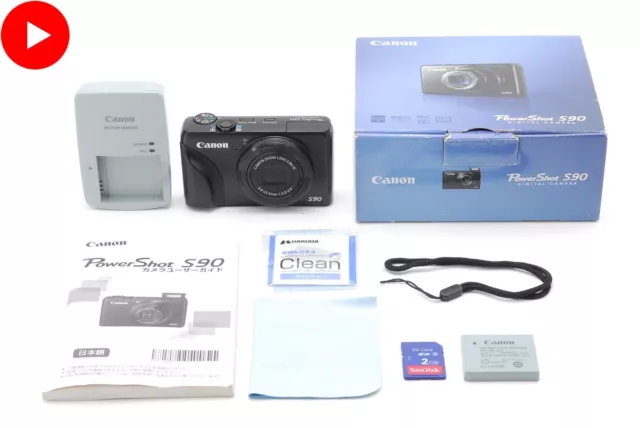 [TOP MINT in Box] Canon PowerShot S90 10.0MP Compact Digital Camera From JAPAN