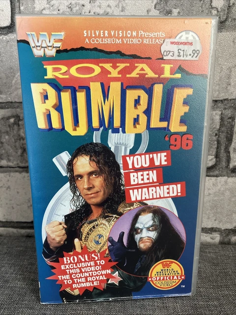 WWF ROYAL RUMBLE 1996 VHS PAL Coliseum Wrestling Video Tape £11.12 ...
