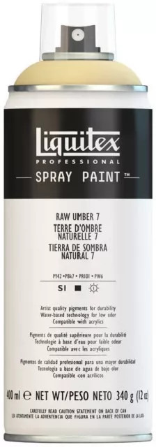 Liquitex Professional Spray Paint 4457331 - Raw Umber 7 (Terra D'Ombre 7) 400 ML