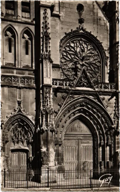 CPA Pontoise Le portail et la rosace de l'Eglise FRANCE (1332594)