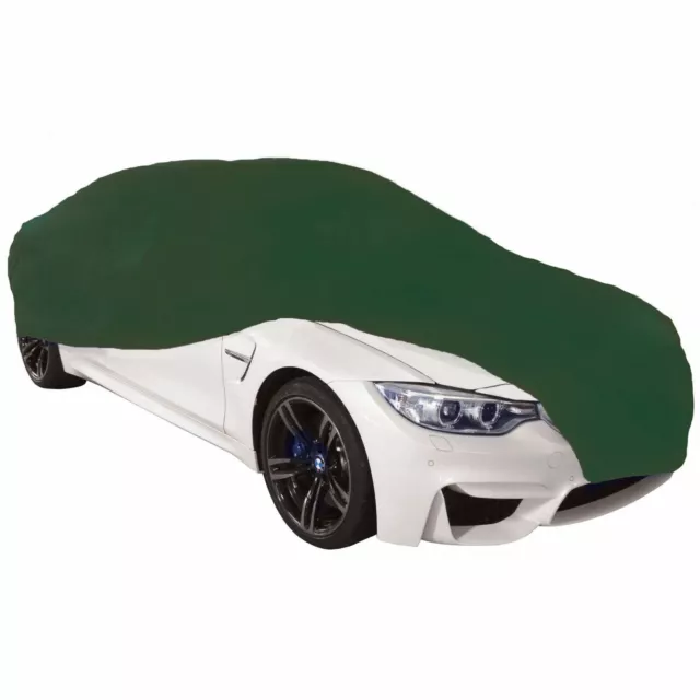 Cosmos Indoor Car Cover Breathable Stretch Supersoft Dustproof - Medium Green