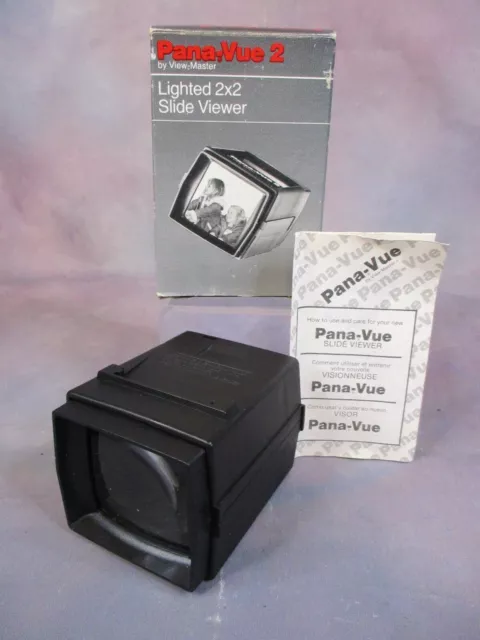 View-Master Pana-Vue 2 Slide Viewer Light 35mm 2x2 Vintage NEW ~ INCOMPLETE
