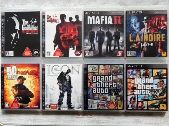 SONY PS3  Godfather & Mafia II & L.A. Noire & 50cent & icon & Grand Theft Auto