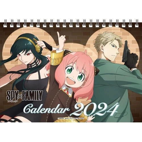 DESKTOP CALENDAR 2024 Japan Spy x Family Anya TV Anime Ensky 145 × 205