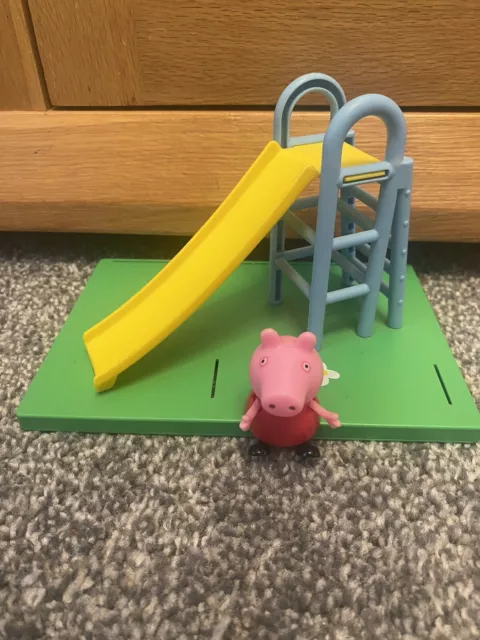 Peppa Pig Slide Playground Play set Including One Figure 🛝