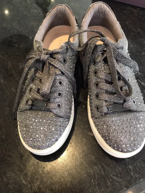 Carvela silver deals trainers
