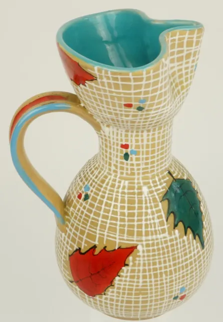 céramique,Pichet artigiana deruta Italy,ceramic vintage,pottery design.ceramica