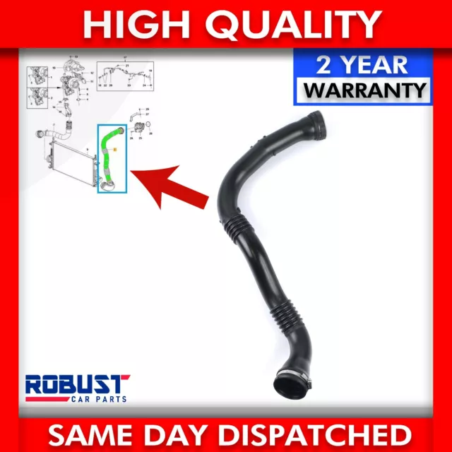 Turbo Intercooler Hose Pipe For Vauxhall / Opel Insignia 1.6 Diesel 13419441