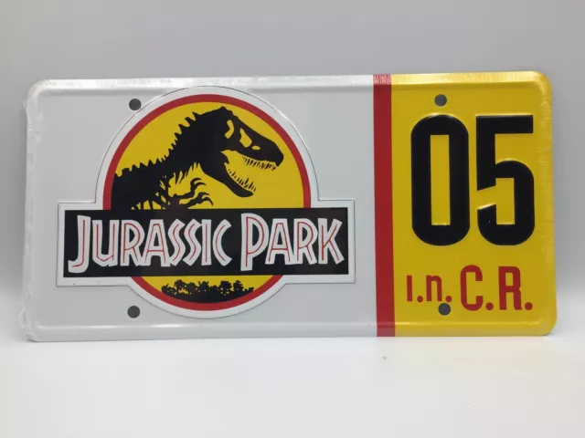 Jurassic Park ’5’ Tour Jeep • US Car License Number Plate • New • Film Prop