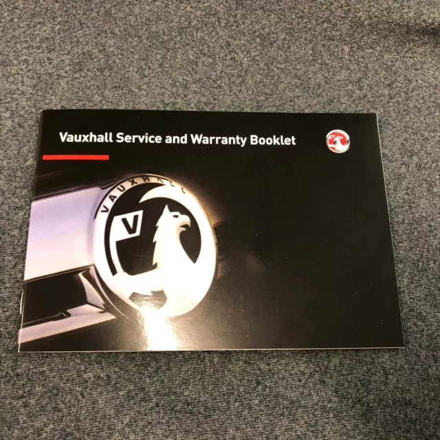 VAUXHALL SERVICE BOOK ADAM ENERGISED i GRIFFIN JAM Not Owners Handbook Manual