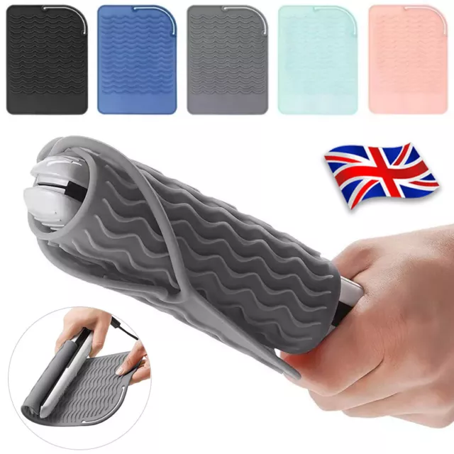 Heat Resistant Silicone Mat for Curling Irons, Hair Straightener.Insulation Tool