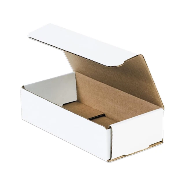 Corrugated Mailing Mailer Boxes Small 8" X 4" X 2" (50 Pack) Cardboard Shipping