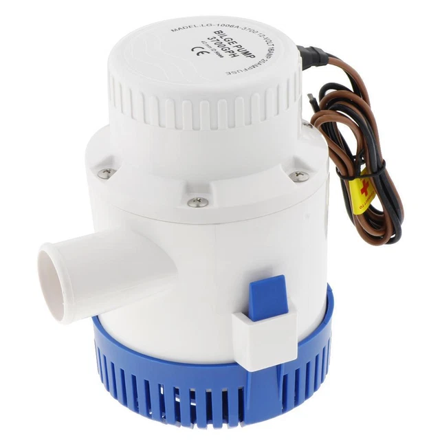 Pompe de cale à débit élevé Pompe submersible 3700GPH 12V