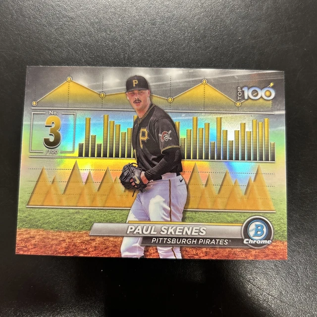 PAUL SKENES 2024 Bowman Chrome Top 100 Card BTP3 Pirates 27.45 PicClick CA