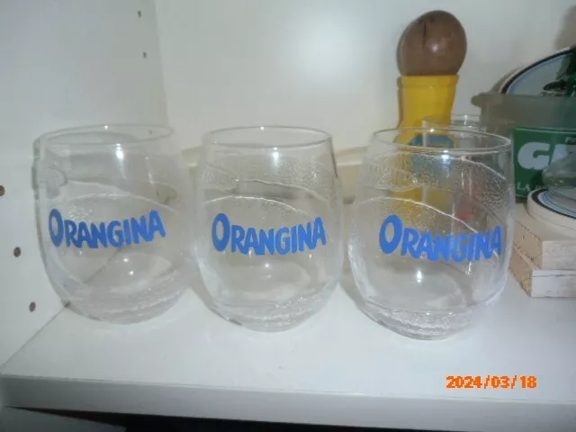 3 Verres Orangina