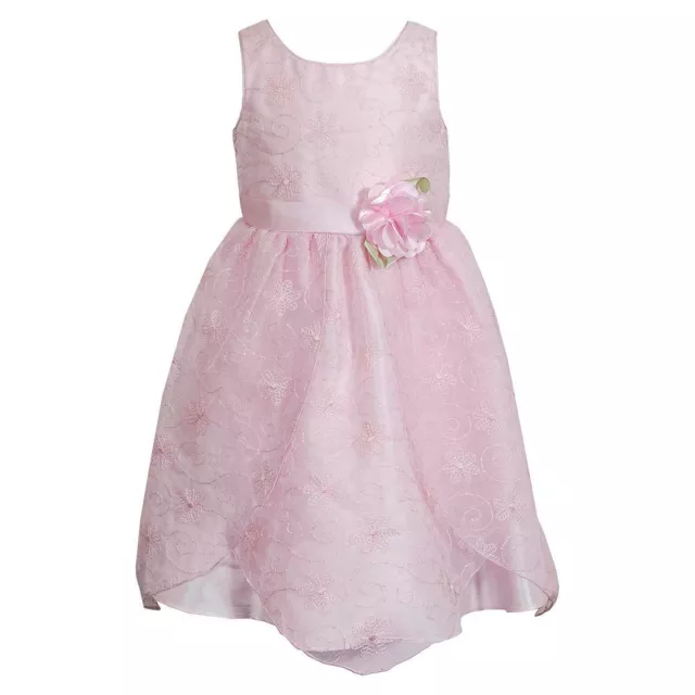 NWT Girls 6X YOUNGLAND Pink Floral Petal Holiday Party Dress ~ L@@K!