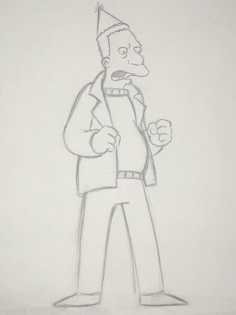 Carlson Animation CARL CARLSON CARTOON Art Production Drawing The Simpsons TV Animation ...