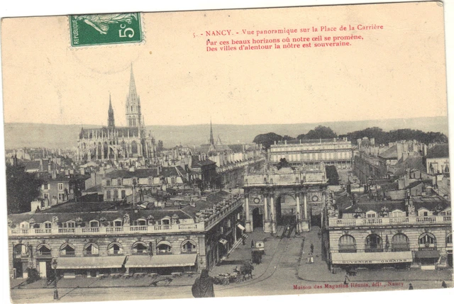54 - cpa - NANCY - La place de la Carrière (H9139)