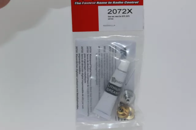 Traxxas TRX 2072 X Servo Metall Getriebe Set für 2070, 2075, 2075X Servo NEU